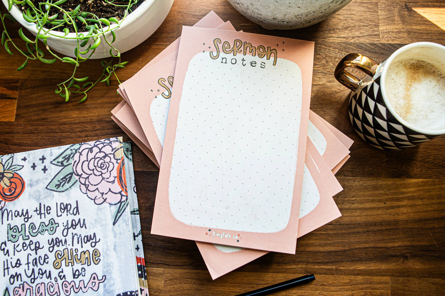 Sermon Notes Large Notepad | 50 Sheets