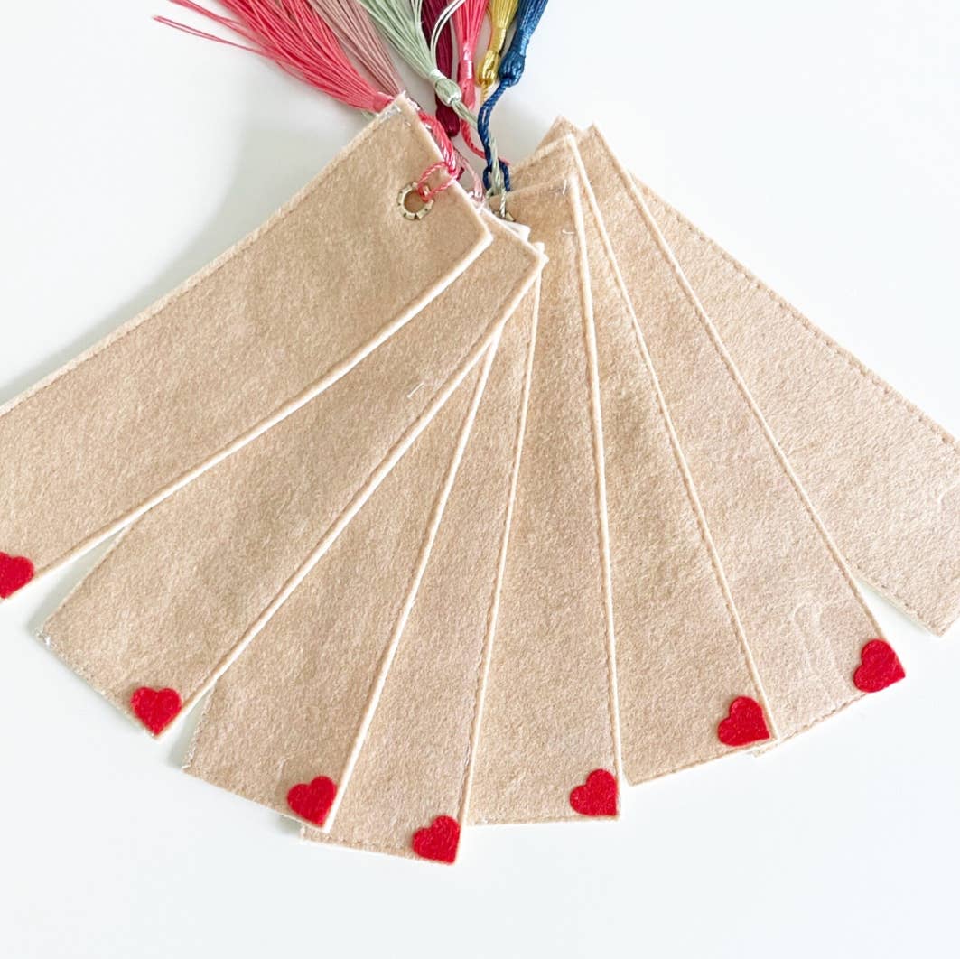 Next Chapter Felt Bookmark Rainbow