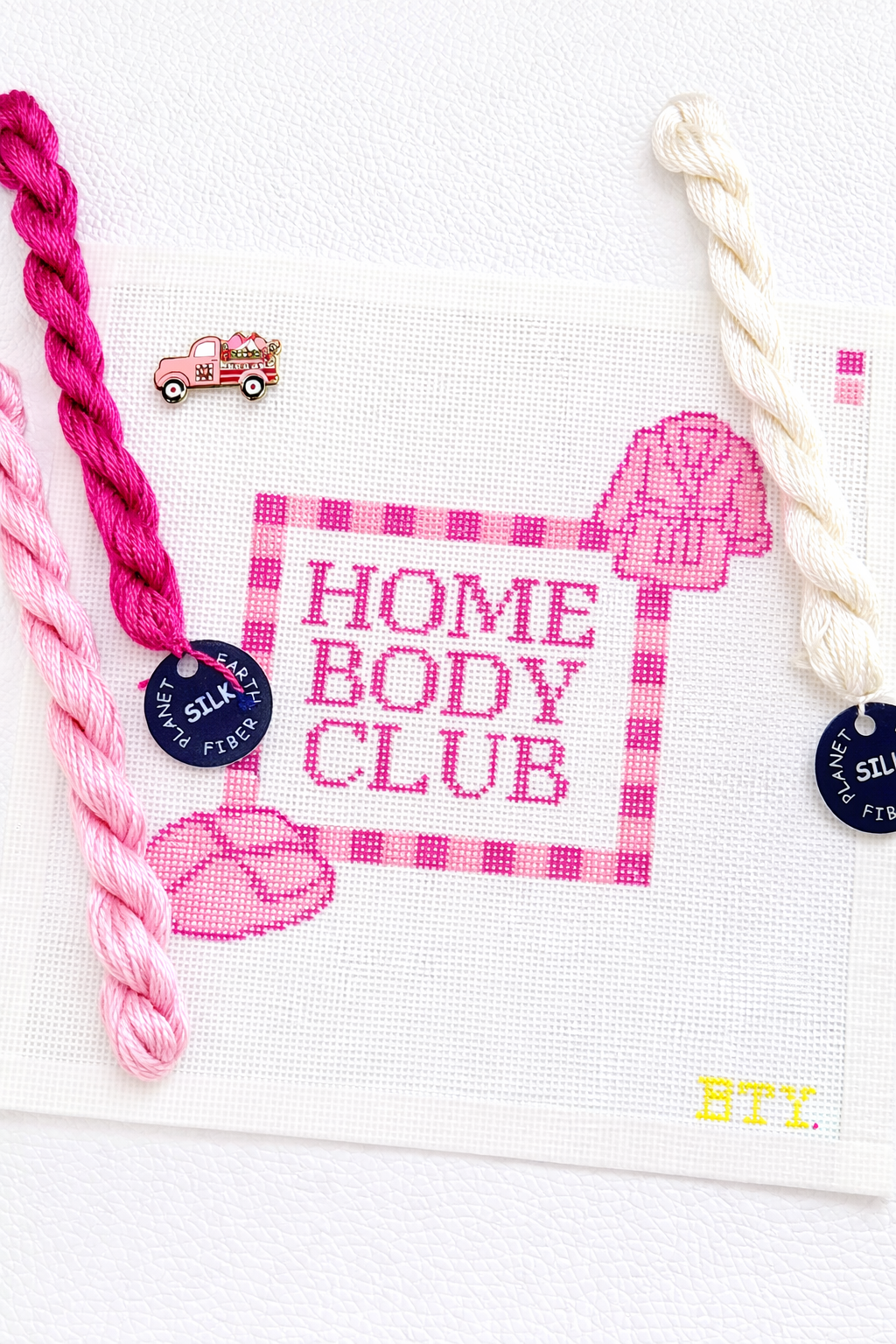 Homebody Club Needlepoint Canvas by BTY| 13 Mesh