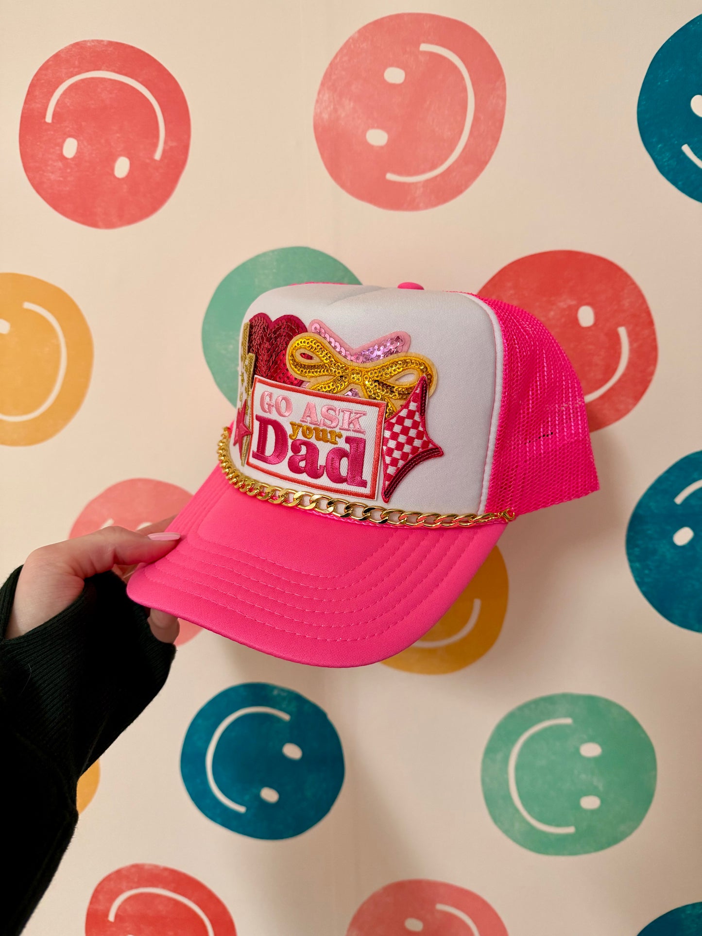 Go Ask your Dad Trucker Hat | Adult