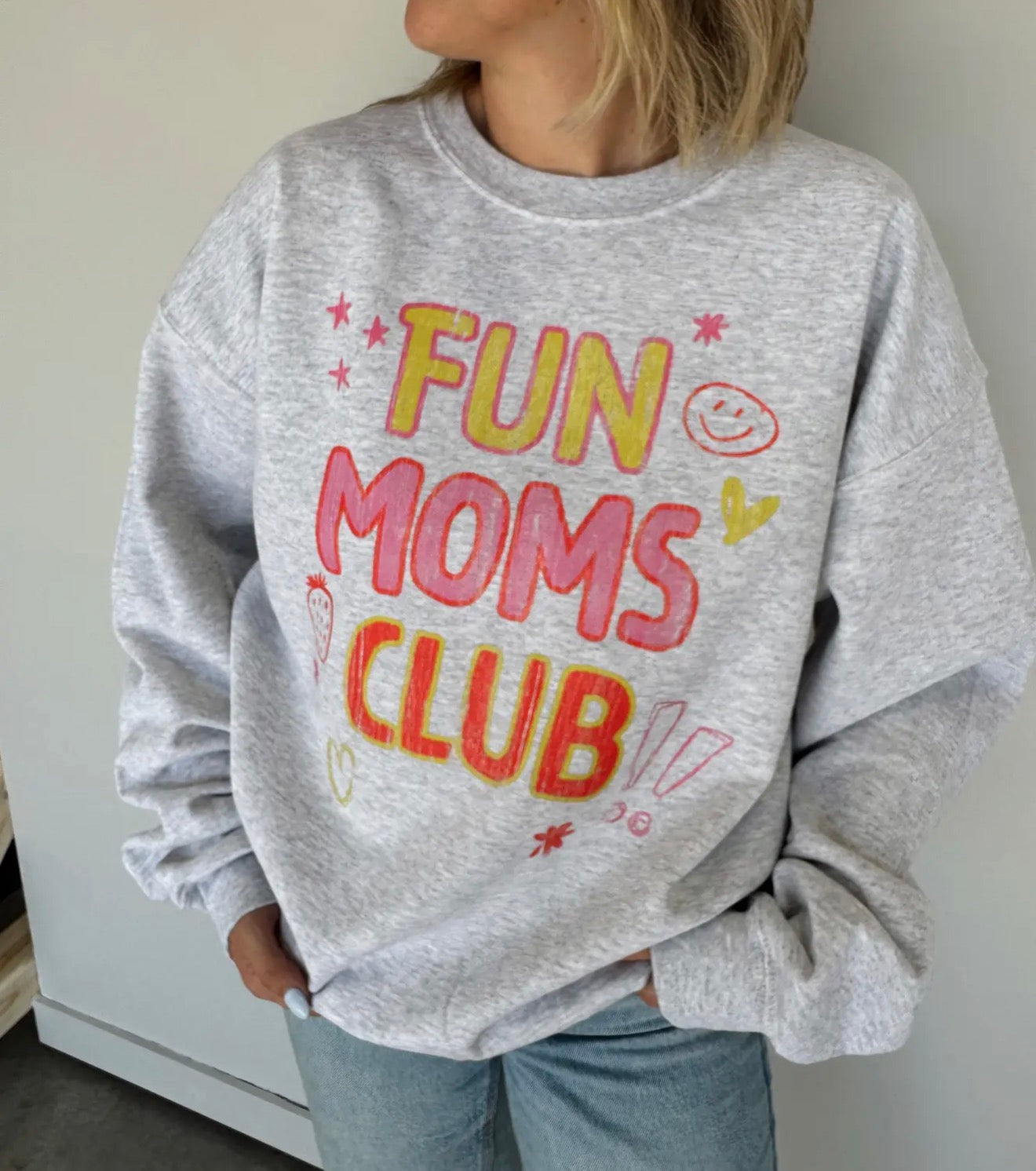 Fun Moms Club Crewneck | (S-3XL)