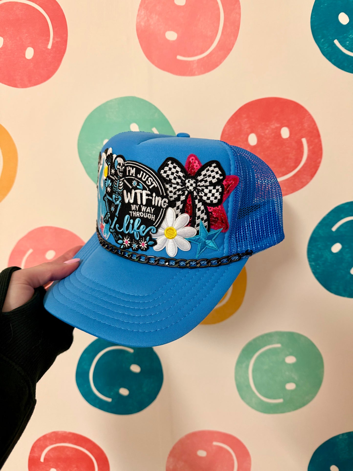 "WTF-ing My Way Through Life" Trucker Hat | Adult