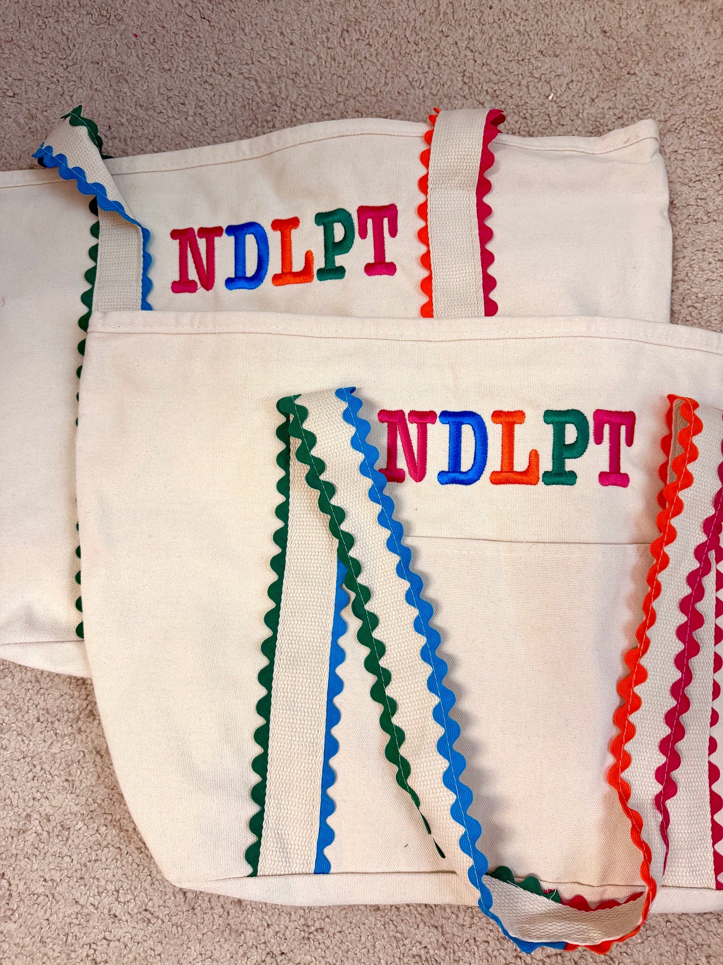 NDLPT Ruffle Tote Bag