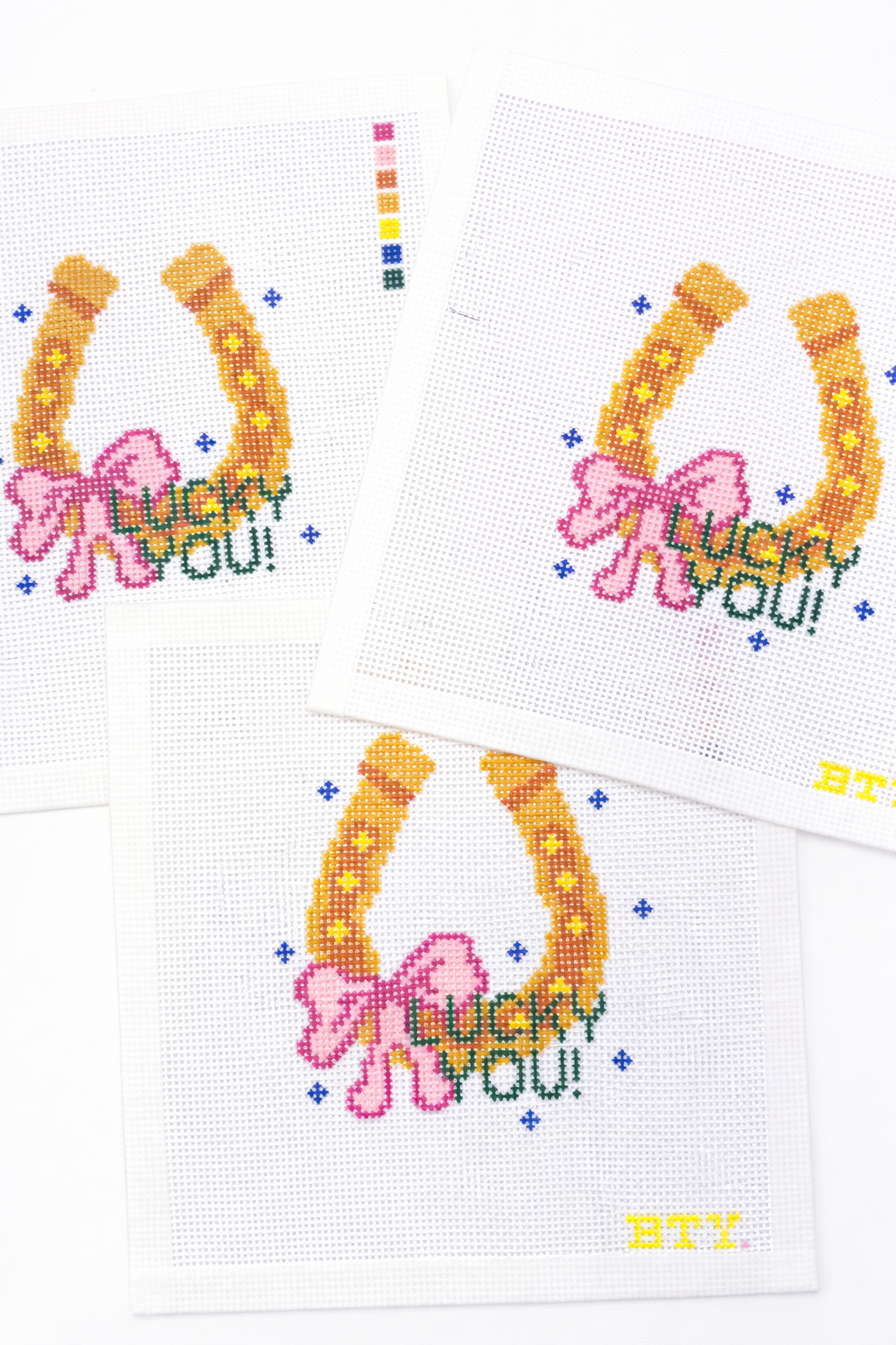 Lucky You! Needlepoint Canvas by BTY | 13 Mesh