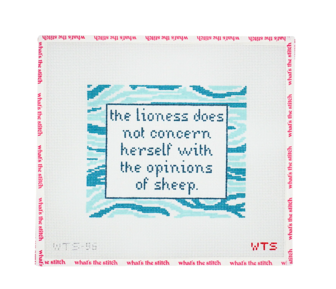 The Lioness… Needlepoint Canvas | 13 Mesh