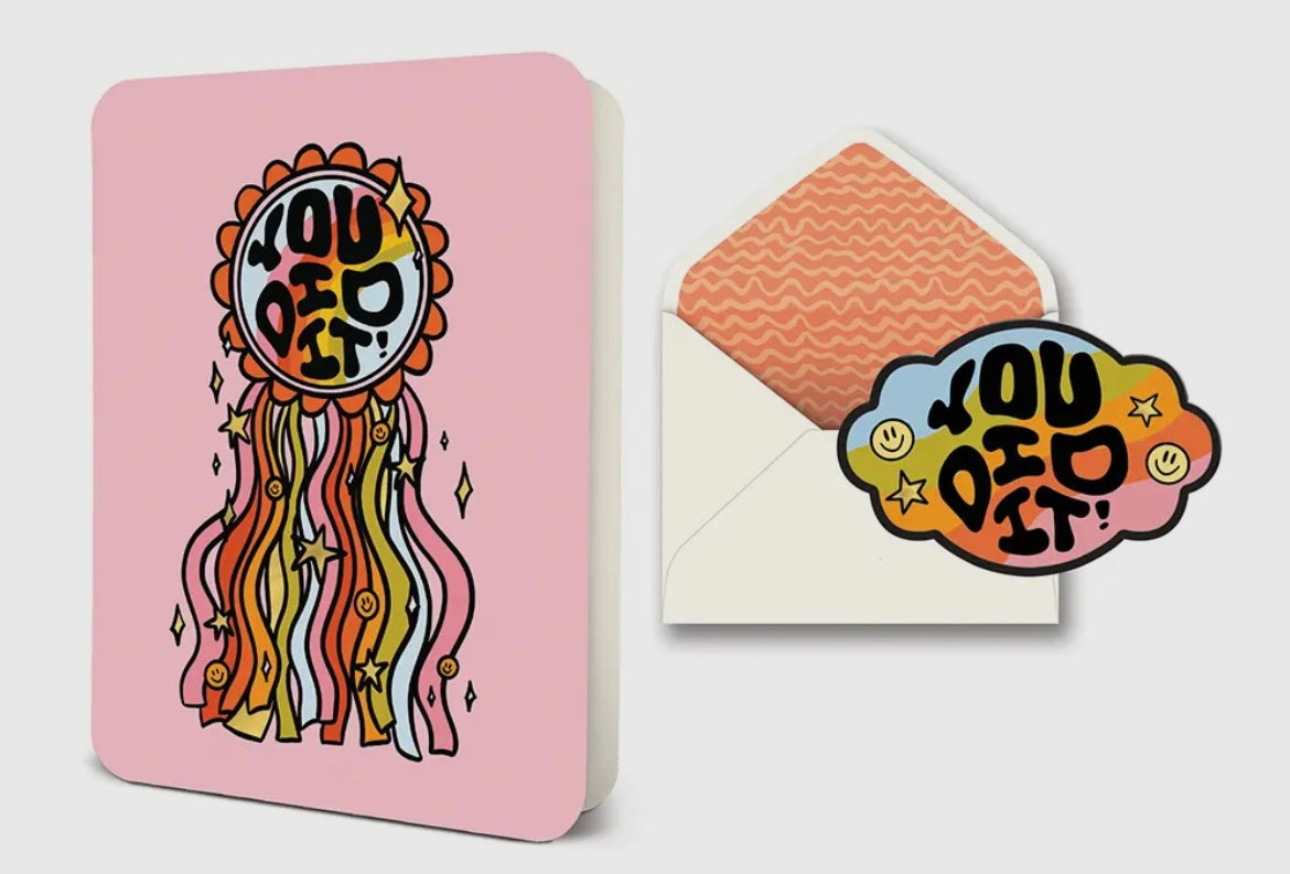 You Did It Deluxe Greeting Card