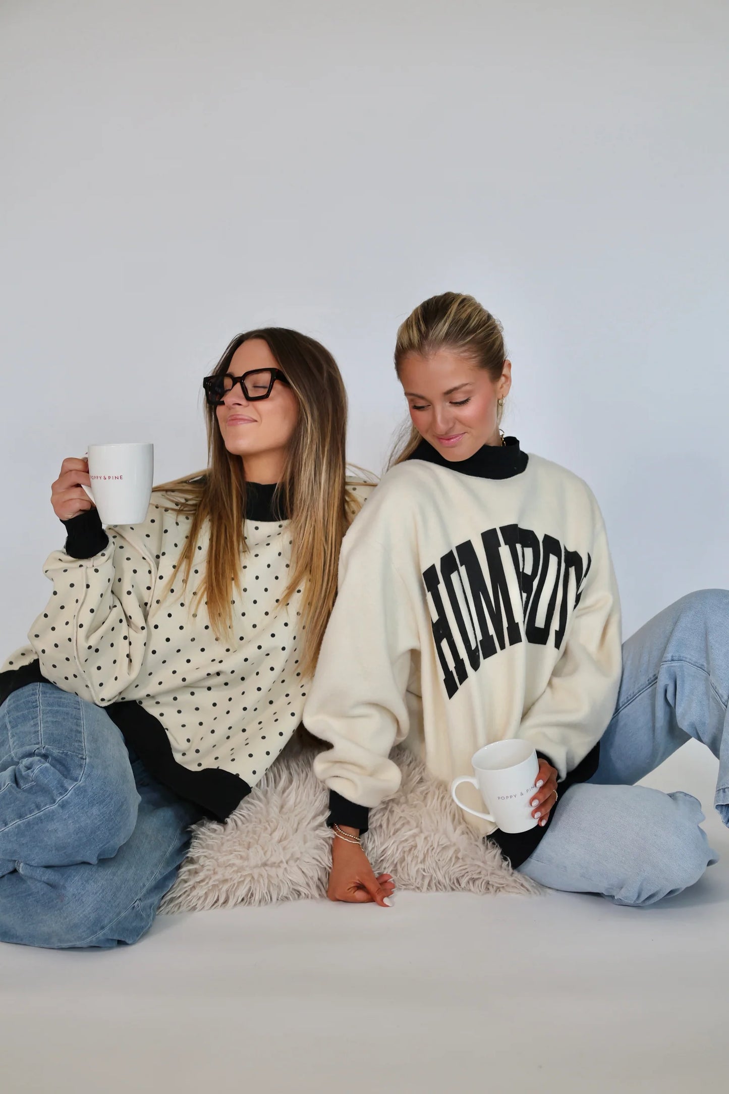 HOMEBODY Reversible Polka Dot Mockneck | (S-XL)