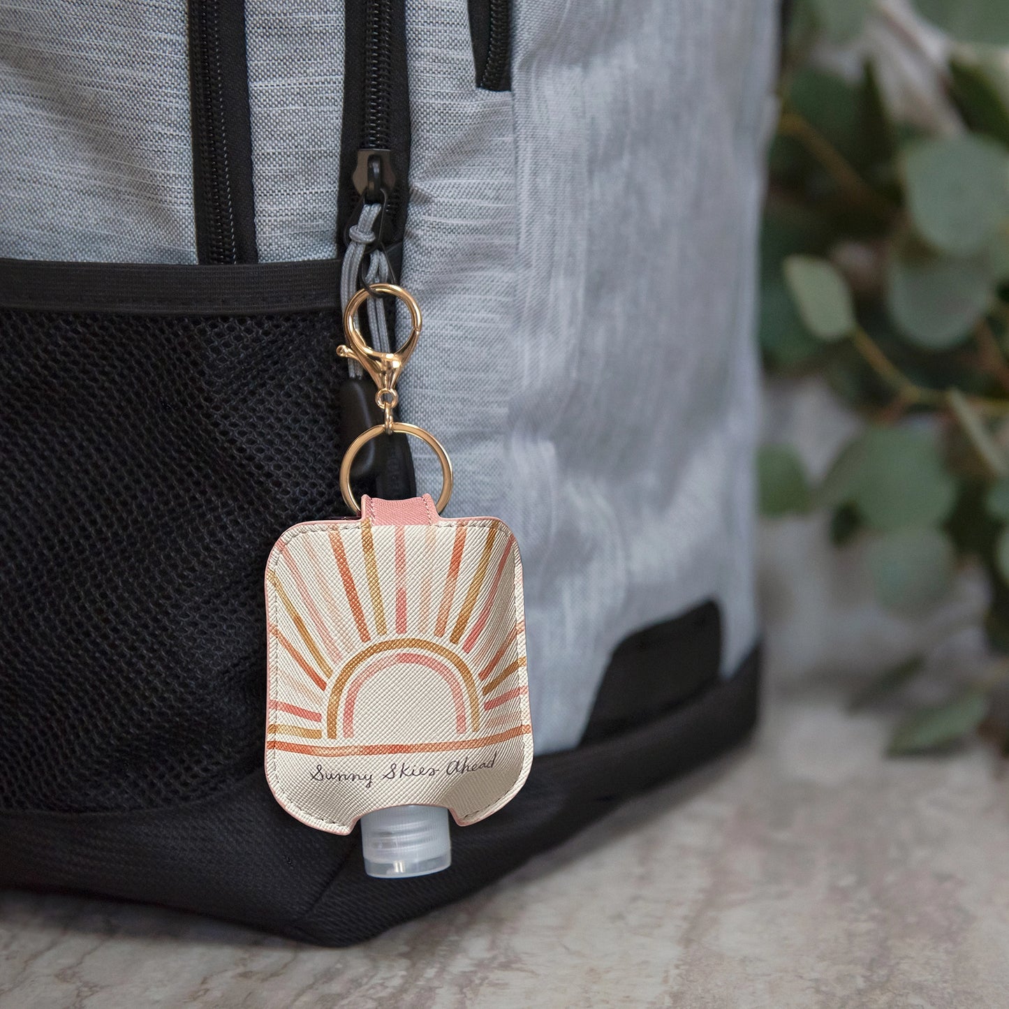 Sunny Skies Travel Hand Sanitizer Bottle Holder