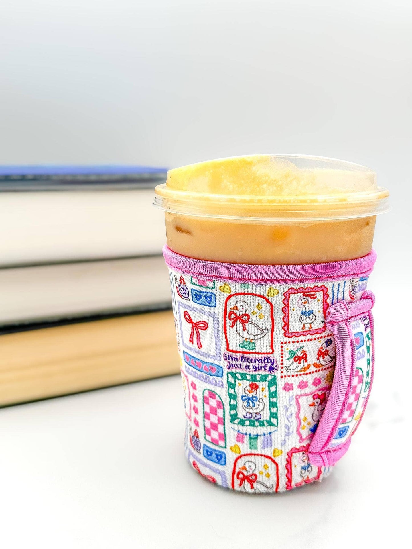I’m Literally Just a Girl Goose Drink Sleeve & Ice Cream Pint Insulated Sleeve w/ Handle