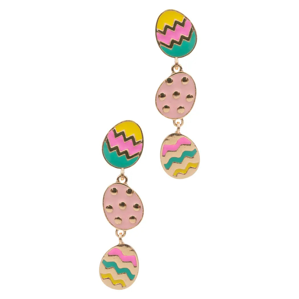Tiered Easter Egg Earrings
