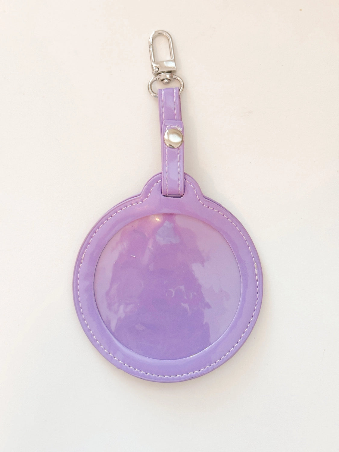 Needlepoint Self Finishing 3” Round Bag Tag