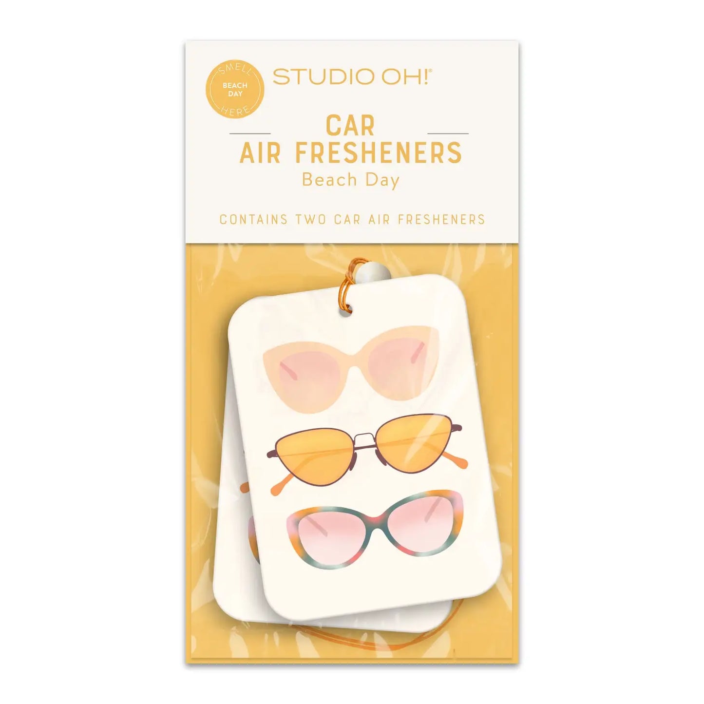 Beach Day Car Air Freshener 2-pack