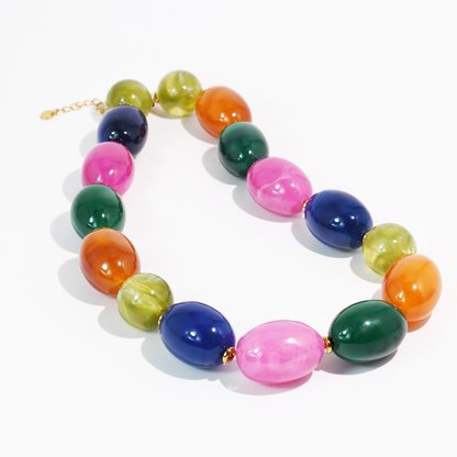 Large Gobble Gobble Statement Waterproof Necklace Waterproof | 17 in.