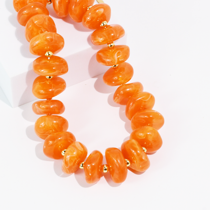 HalloQueen Orange Necklace | 15 in.