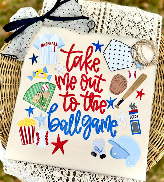 Take Me Out to the Ballgame T-Shirt | (S-3XL)