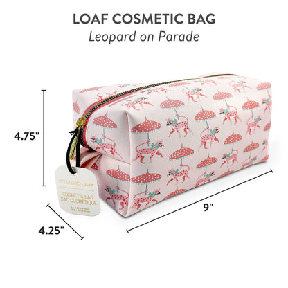 Leopard on Parade Cosmetic Loaf Pouch