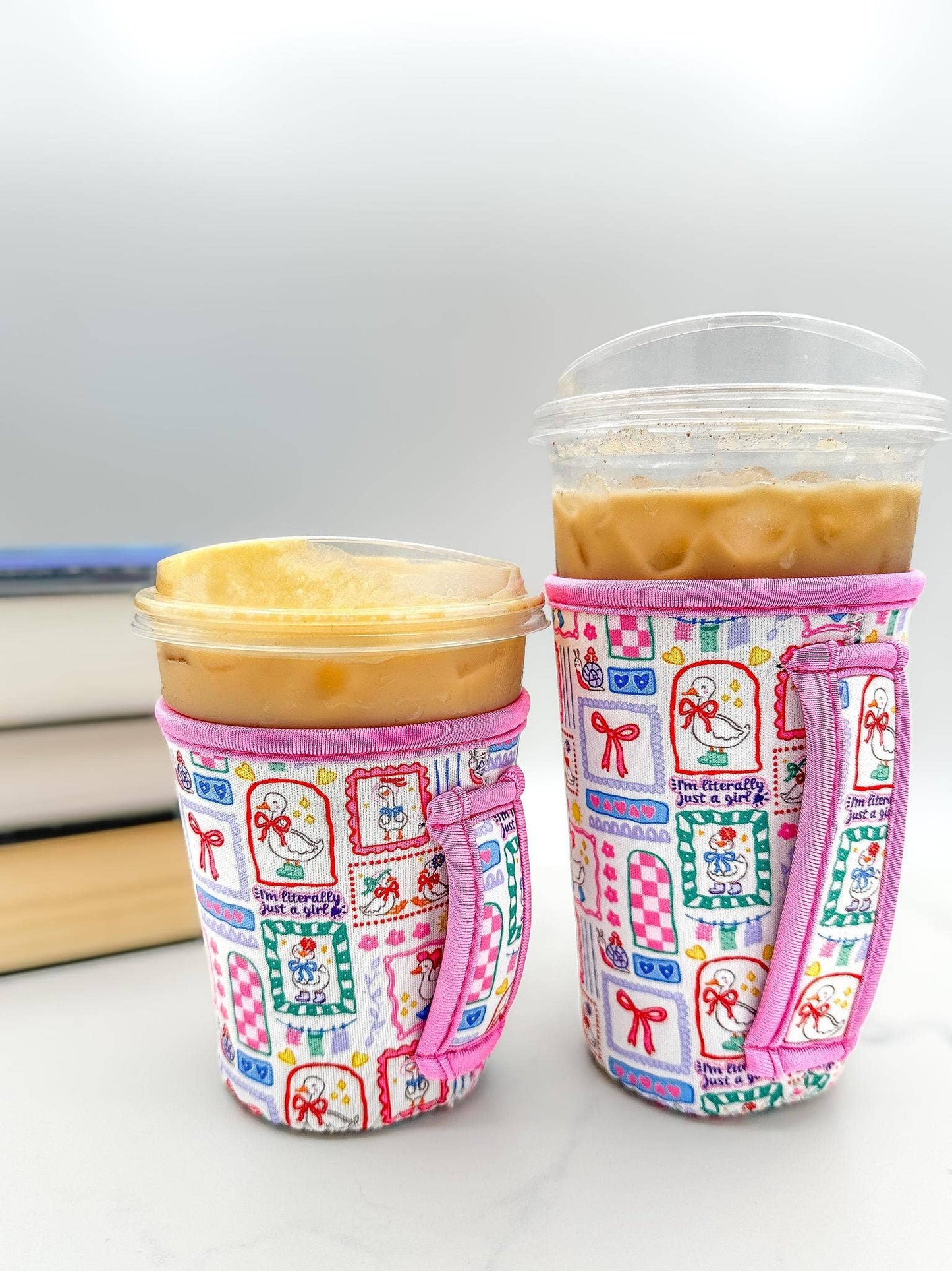 I’m Literally Just a Girl Goose Drink Sleeve & Ice Cream Pint Insulated Sleeve w/ Handle