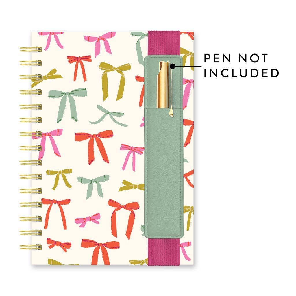 Put a Bow on It Oliver Notebook with Pen Pocket