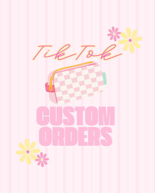 TikTok Live Custom Patch Bag - $20