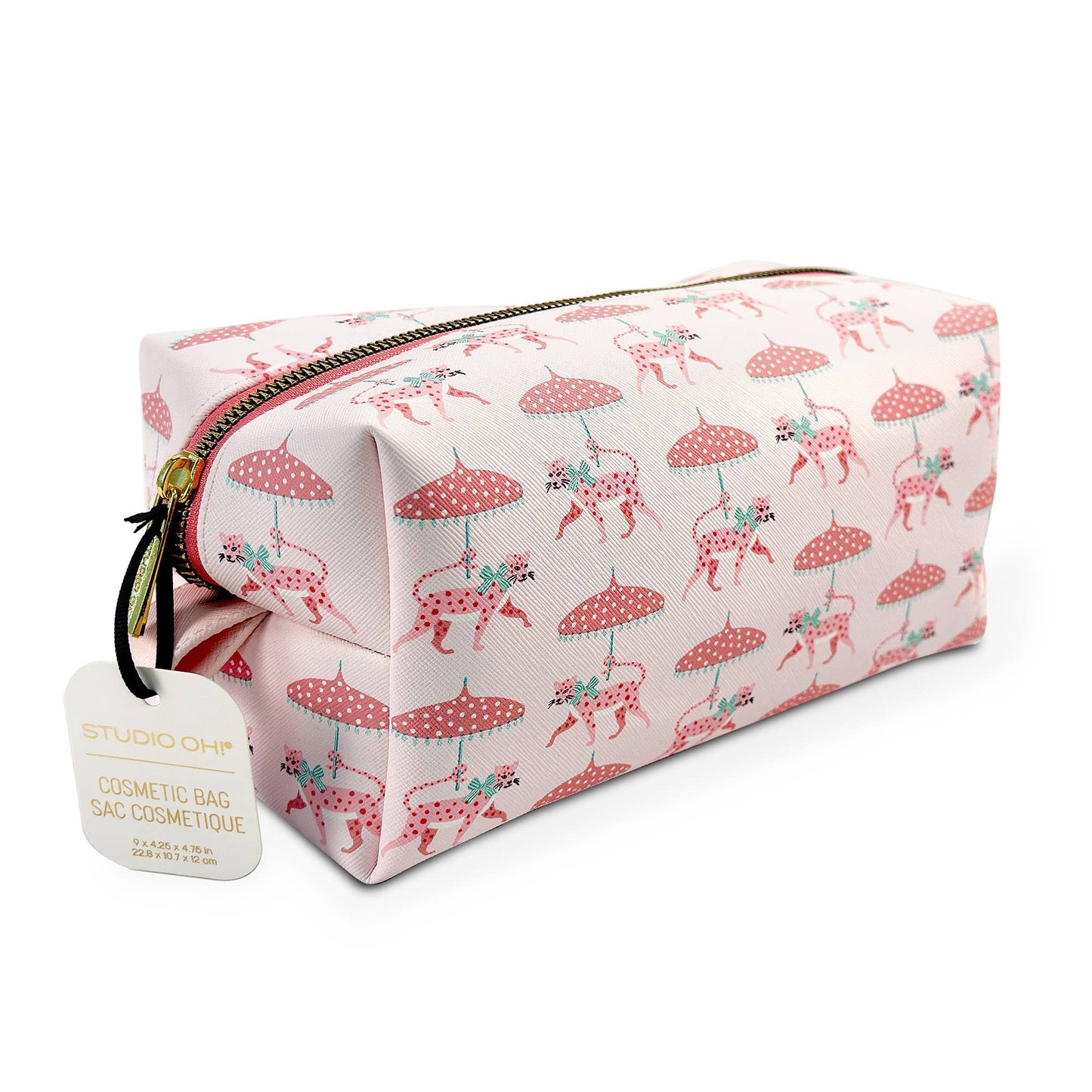 Leopard on Parade Cosmetic Loaf Pouch