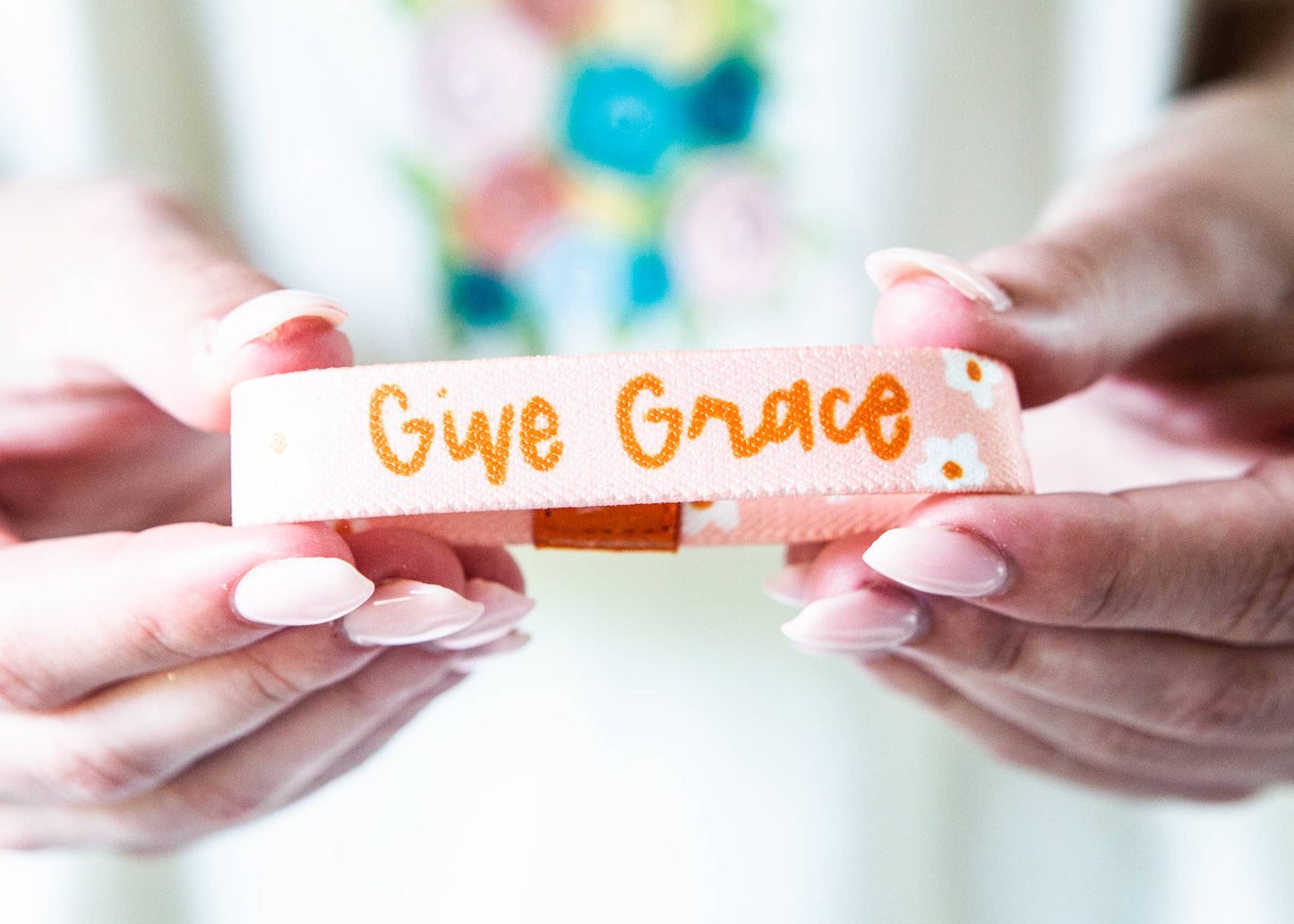 Give Grace Daisy Reversible Stretchy Bracelet | 2 Options | Youth & Adult