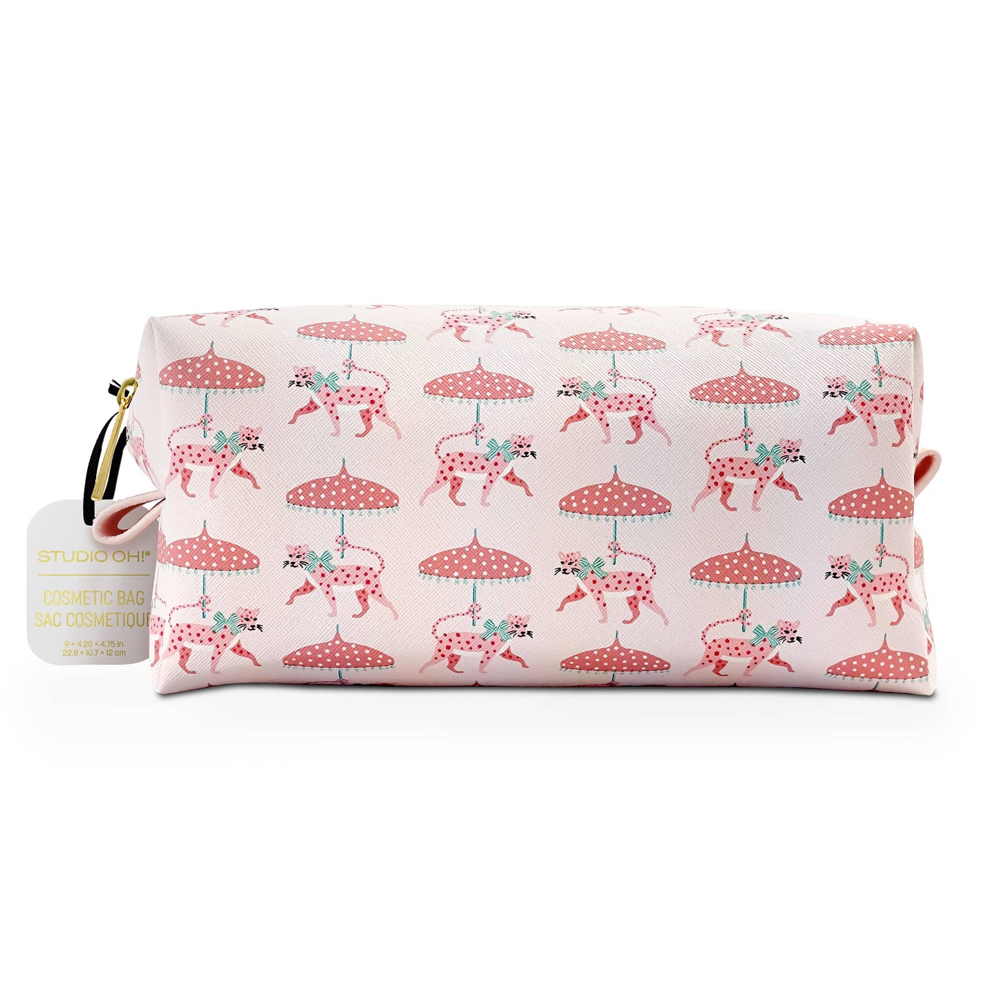 Leopard on Parade Cosmetic Loaf Pouch