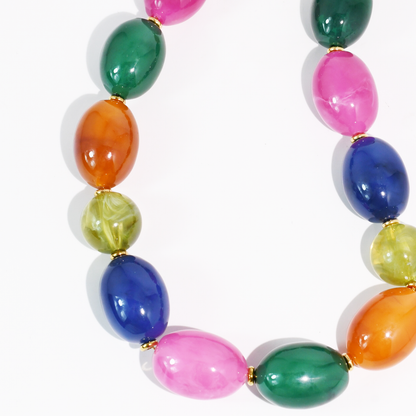 Large Gobble Gobble Statement Waterproof Necklace Waterproof | 17 in.