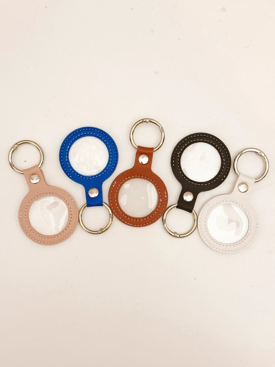 Needlepoint Self Finishing Leather Key Fob