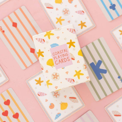 Coastal Seashells Playing Cards