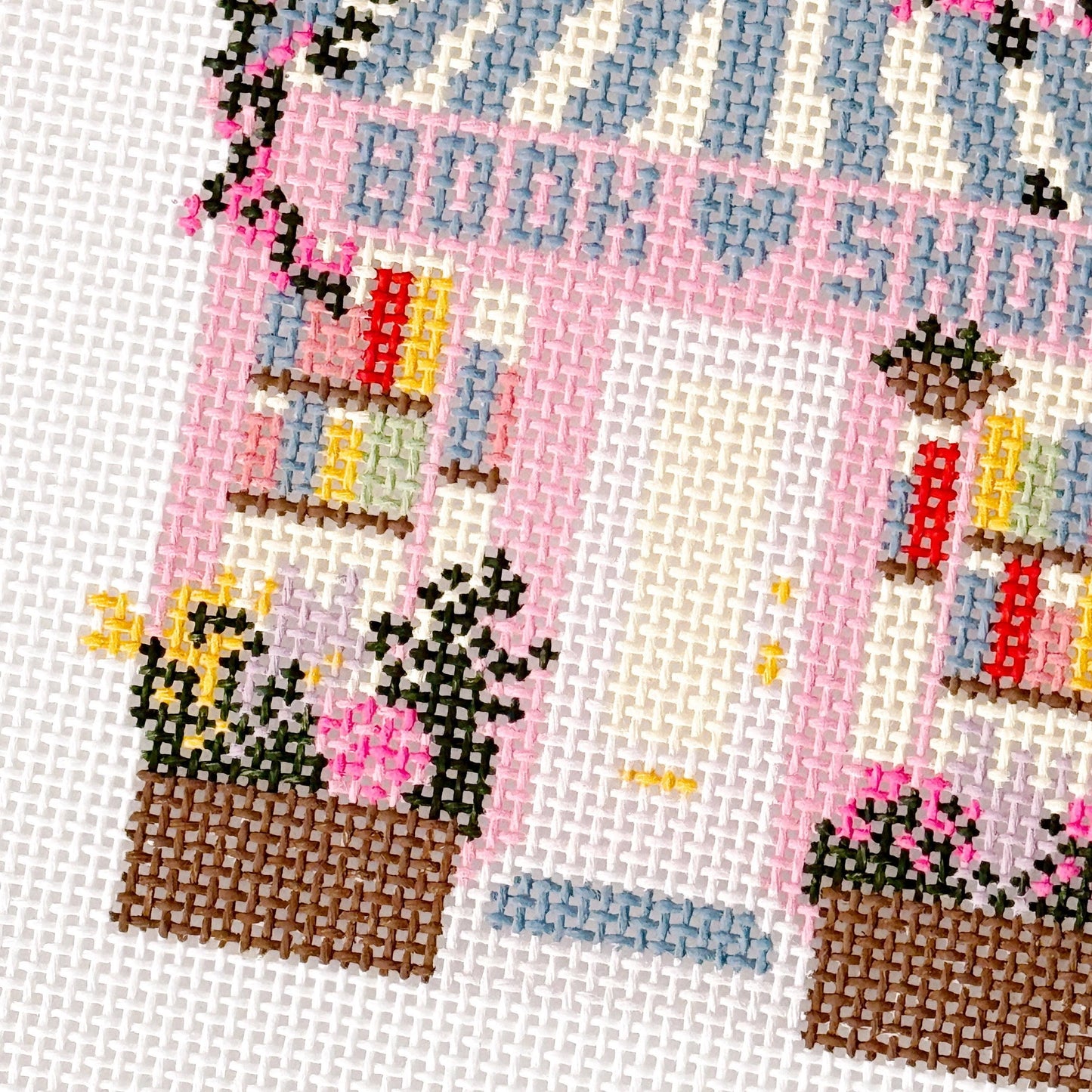 Book Shop Needlepoint Canvas | 13 Mesh
