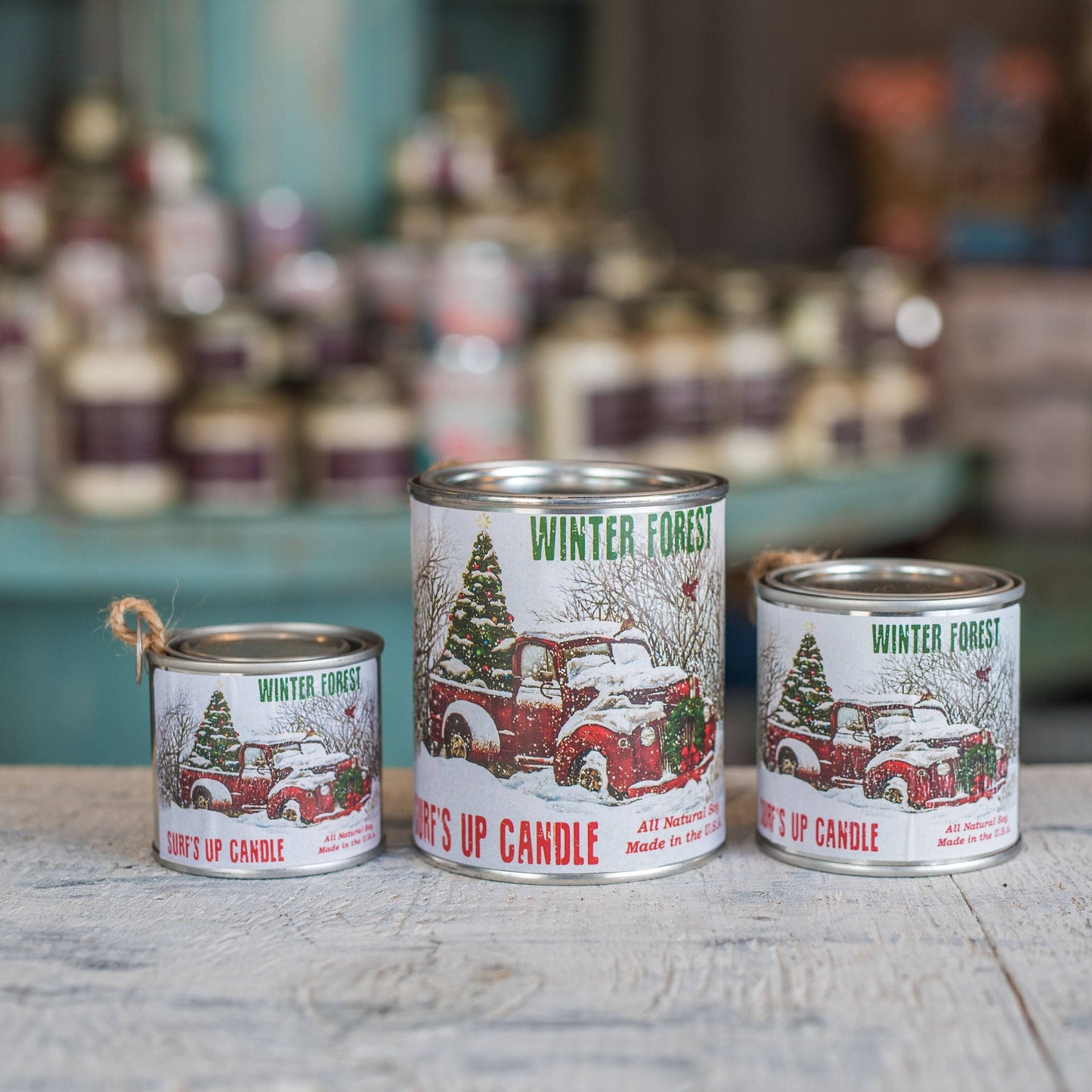 Winter Forest Candle