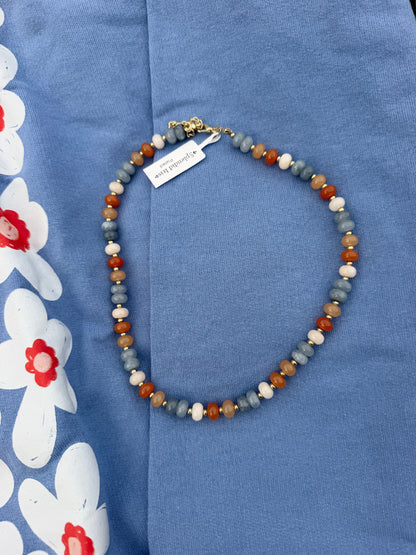 Grateful Statement Necklace | 16 in.