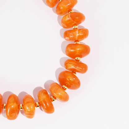 HalloQueen Orange Necklace | 15 in.