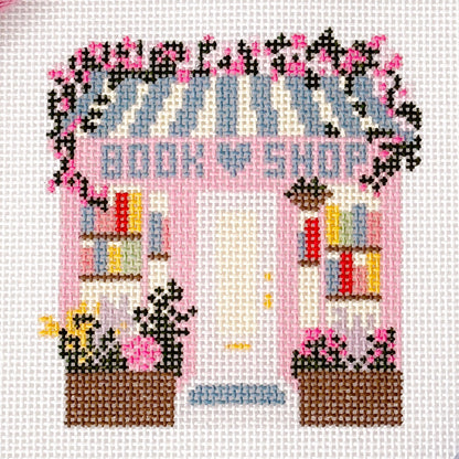 Book Shop Needlepoint Canvas | 13 Mesh