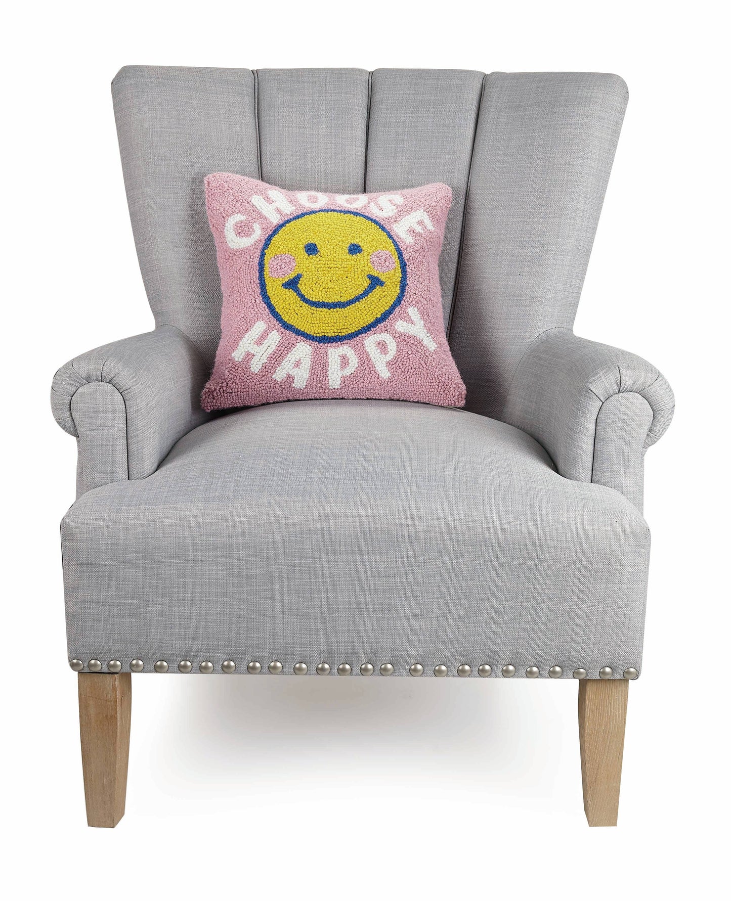 Choose Happy Throw Pillow