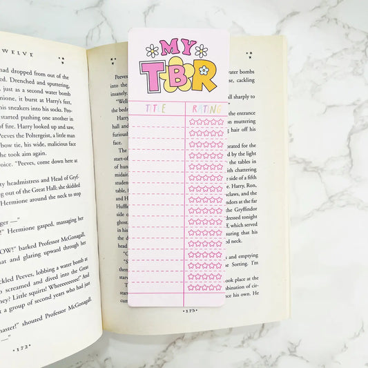 'TBR List' Bookmark