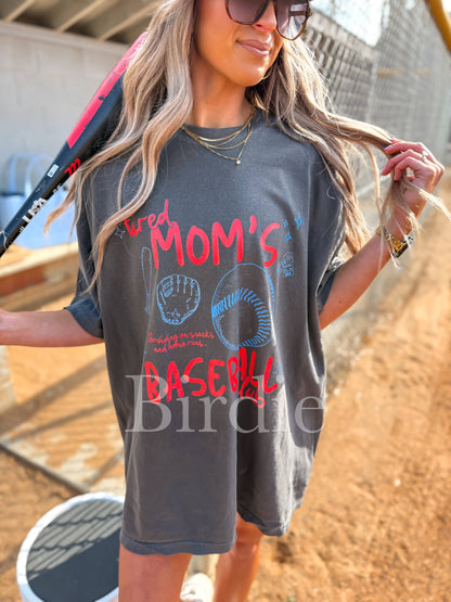 Tired Moms Baseball Club T-Shirt | (S-3XL)