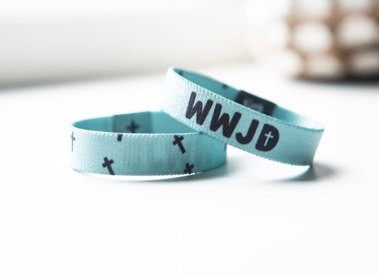 WWJD Reversible Stretchy Bracelet | YOUTH