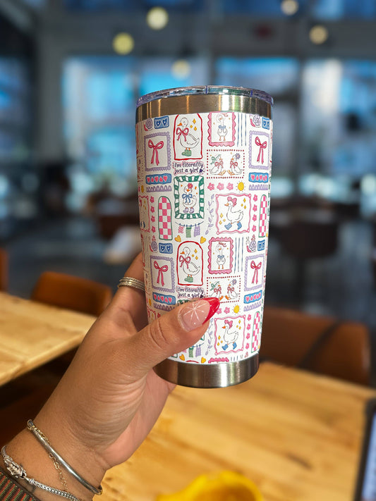 I’m Literally Just a Girl Goose | 20oz Stainless Steel Tumbler | PREORDER