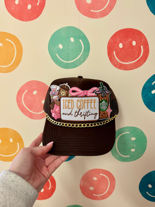 Iced Coffee and Thrifting Trucker Hat | Adult