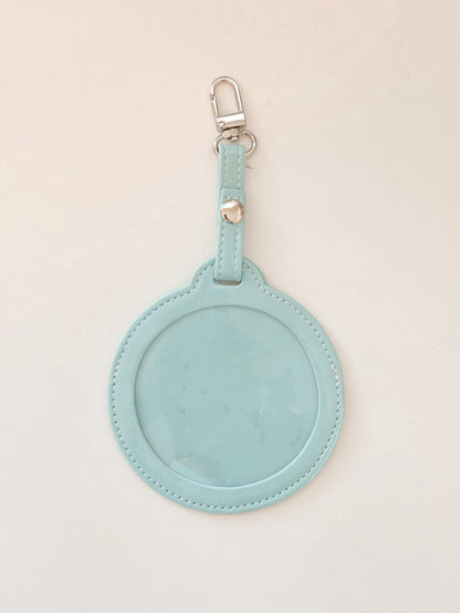 Needlepoint Self Finishing 3” Round Bag Tag