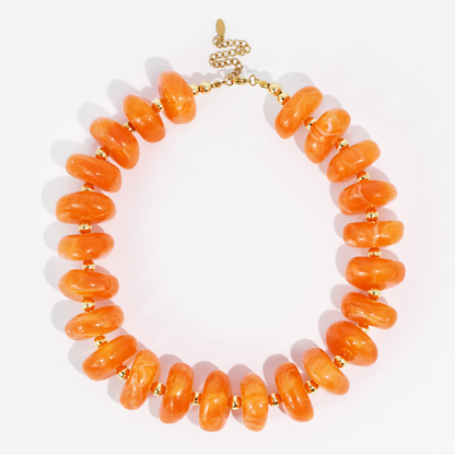 HalloQueen Orange Necklace | 15 in.
