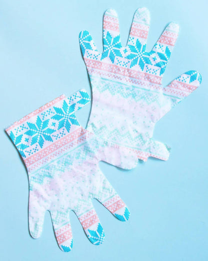 Holiday Moisture Mittens Smoothing Hand Gloves