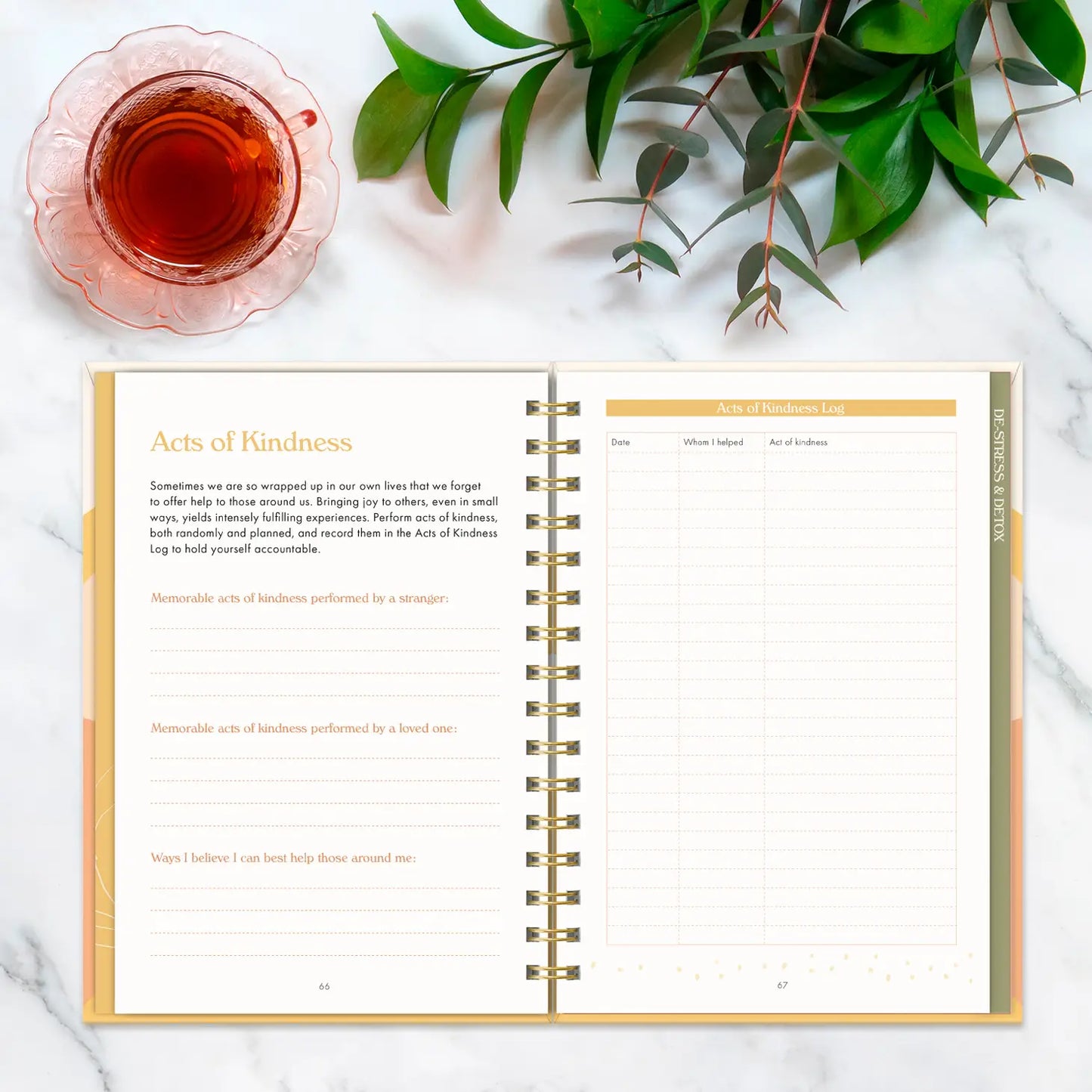 Be Kind to Yourself Wellness Journal