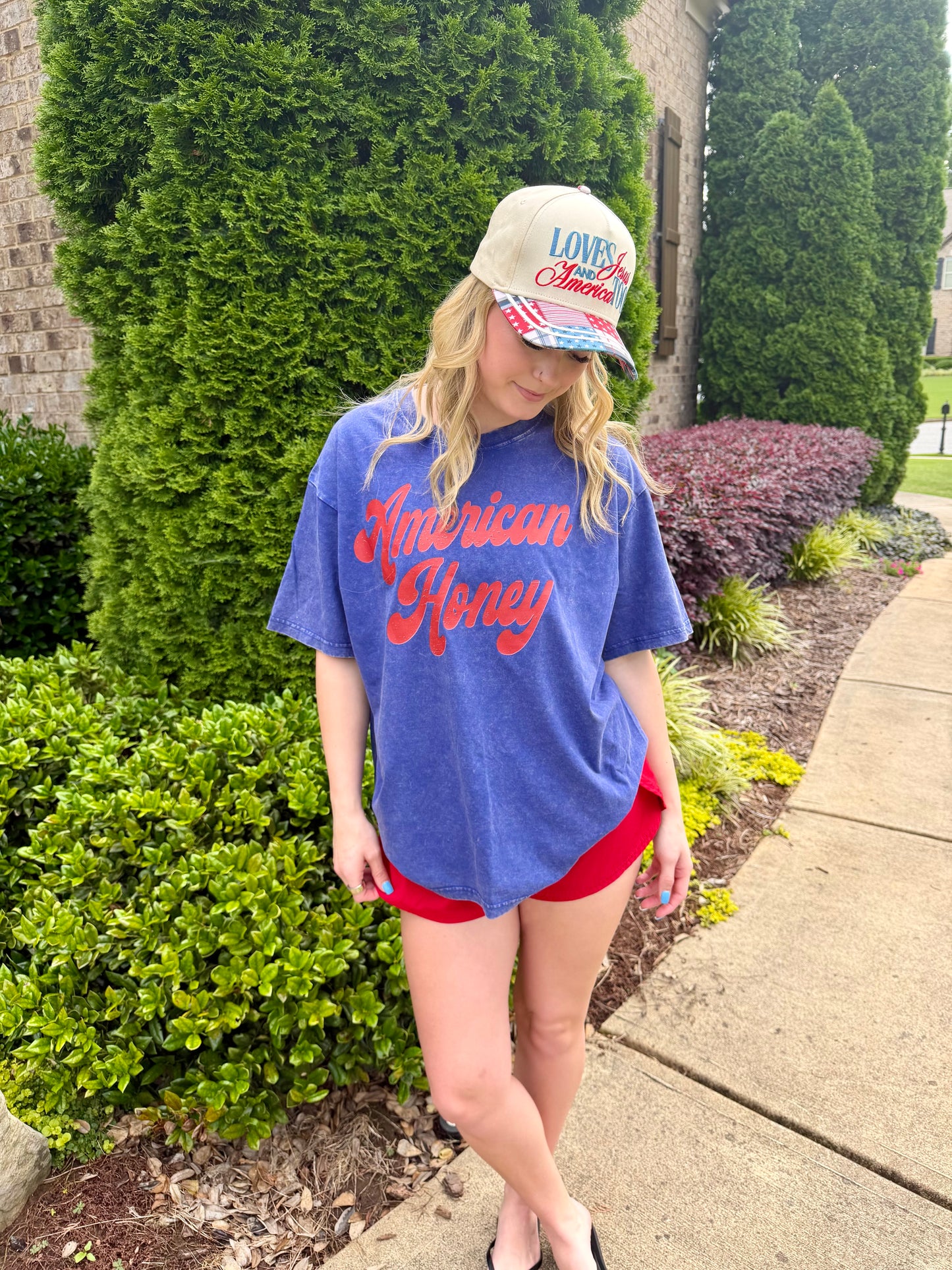 American Honey Boxy T-Shirt | (S-3XL)