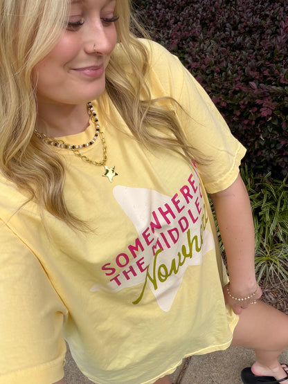 Somewhere In The Middle of Nowhere T-Shirt | (M-2XL)