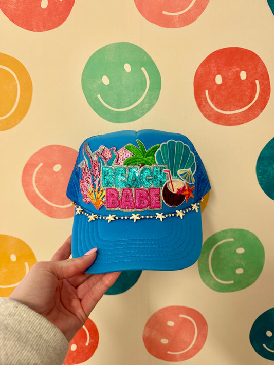 Beach Babe Trucker Hat + Starfish Chain | Adult