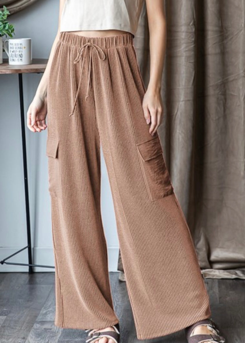 Urban Ribbed Casual Pants