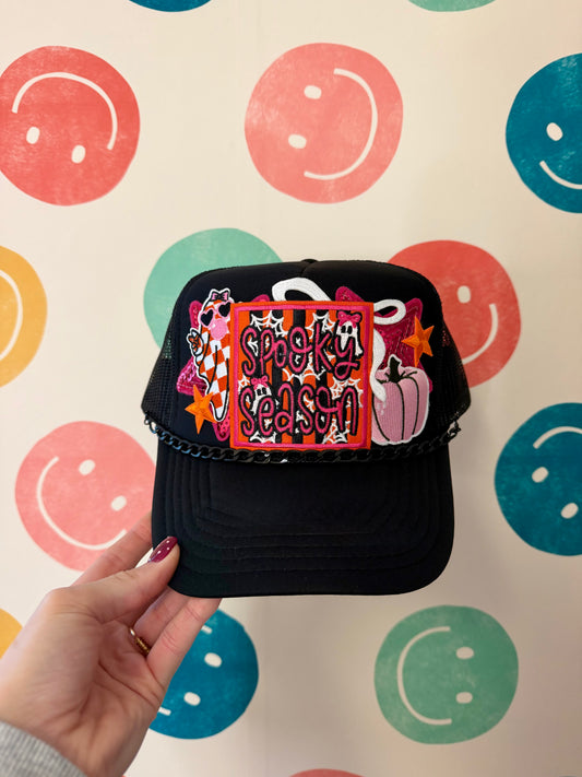 Spooky Season Premade Trucker Hat | Adult