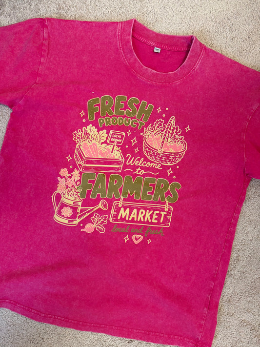 Fresh Products, Farmers Market Boxy Graphic T-Shirt (S-2XL)